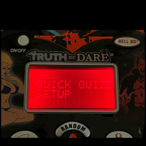 Vintage Electronic Truth or Dare Handheld Game, by Shiggles Tested & Works! 18+ - Picture 2 of 5